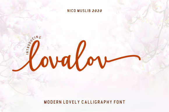 Lovalov Font Poster 1