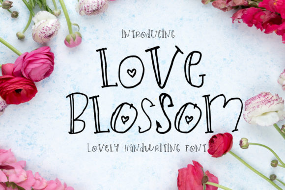 Love Blossom Font
