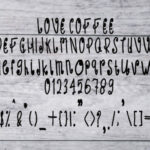 Love Coffee Font Poster 5