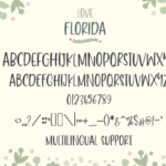 Love Florida Font Poster 6