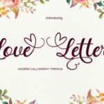 Love Letter Font Poster 1