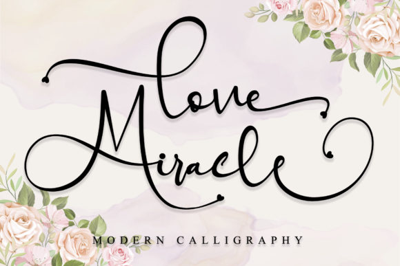 Love Miracle Font Poster 1