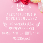 Love Roulette Font Poster 8