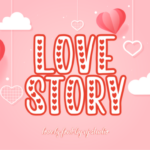 Love Story Font Poster 1