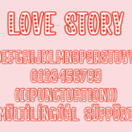 Love Story Font Poster 7