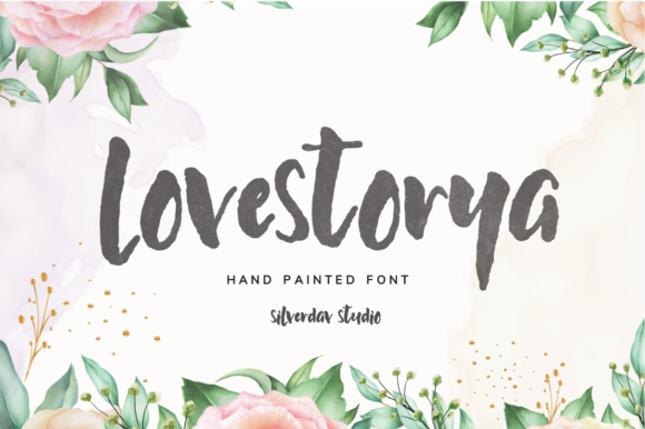 Love Storya Font Poster 1