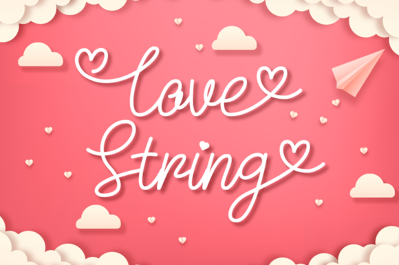 Love String Font