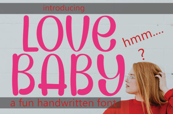 Lovebaby Font Poster 1