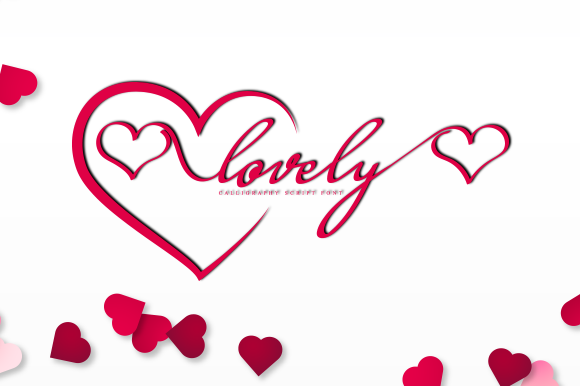 Lovely Font Lovely Font Poster 1