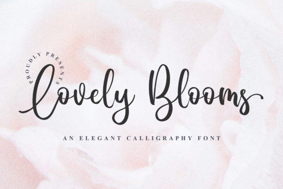 Lovely Blooms Font Poster 1
