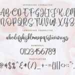 Lovely Blooms Font Poster 6