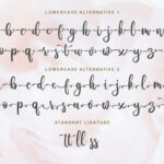 Lovely Blooms Font Poster 7