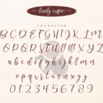 Lovely Coffee Font Poster 2