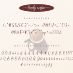 Lovely Coffee Font Poster 3