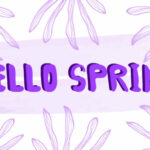 Lovely Lavender Font Poster 2