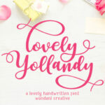 Lovely Yollandy Font Poster 1