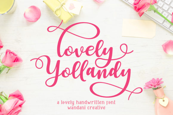 Lovely Yollandy Font Poster 1