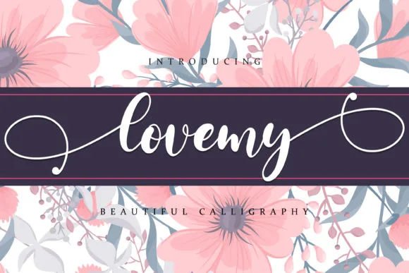 Lovemy Font Lovemy Font Poster 1