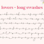 Lovers Font Poster 11