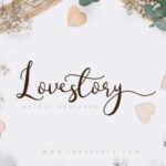 Lovestory Font Poster 5