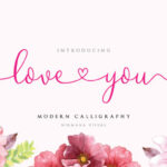 Loveyou Font Poster 1