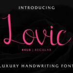 Lovic Font Poster 1