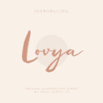 Lovya Font Poster 1