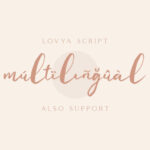 Lovya Font Poster 5