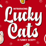 Lucky Cats Font Poster 1