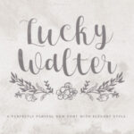 Lucky Walter Font Poster 1