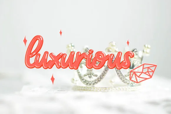 Luxurious Font Poster 1