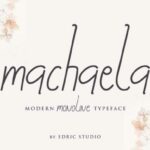 Machaela Font Poster 2