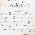 Madegola Script Font Poster 12