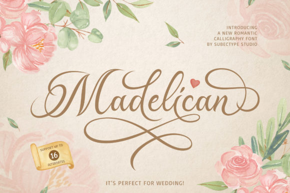 Madelican Font Poster 1