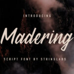 Madering Font Poster 1