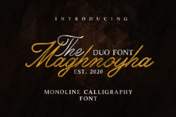 Maghnoyha Duo Font Poster 1