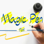 Magic Pen Font Poster 1