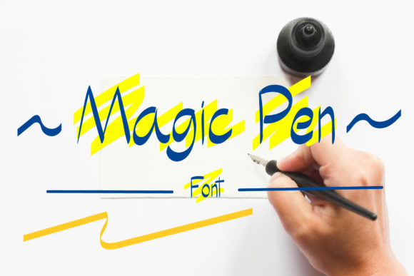 Magic Pen Font Poster 1