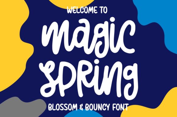 Magic Spring Font Poster 1