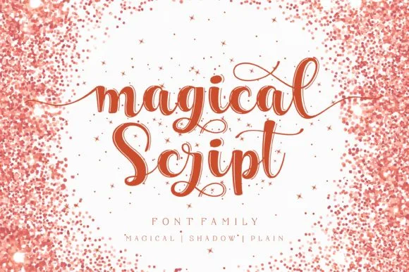 Magical Script Font Magical Script Font Poster 1