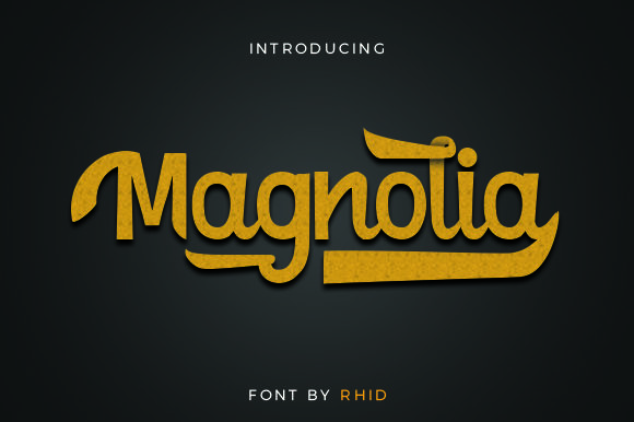 Magnolia Font Poster 1