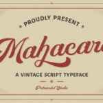 Mahacara Font Poster 1