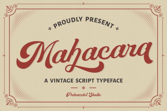 Mahacara Font Poster 1