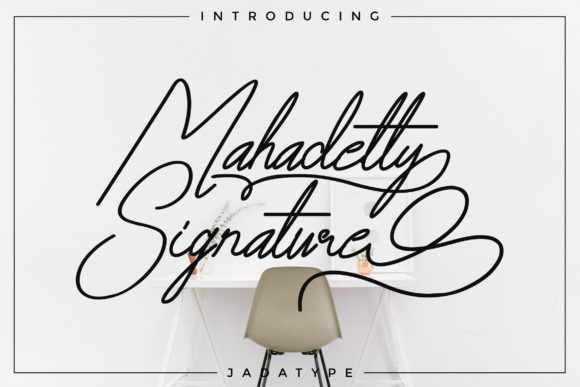 Mahadetty Font Poster 1