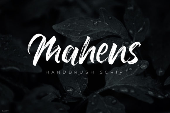 Mahens Font Poster 1