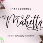 Mahetta Font Poster 1