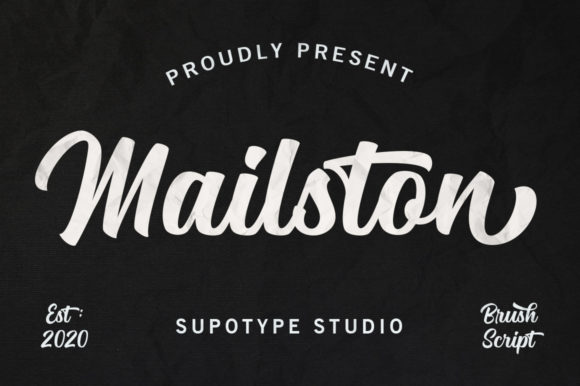 Mailston Script Font Poster 1