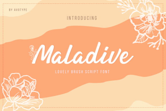 Maladive Font Poster 1