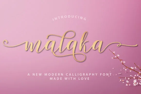 Malaka Font Malaka Font Poster 1