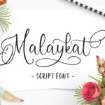 Malaykat Font Poster 1